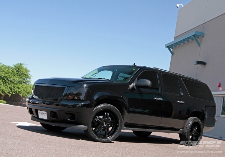 photo 1 Chevrolet Suburban 1500 custom wheels MKW M105 22x, ET , tire size X R22. x ET 