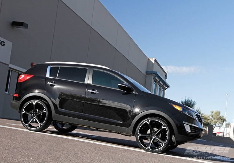 photo 1 Kia Sportage custom wheels Giovanna Dalar-5V 22x, ET , tire size X R22. x ET