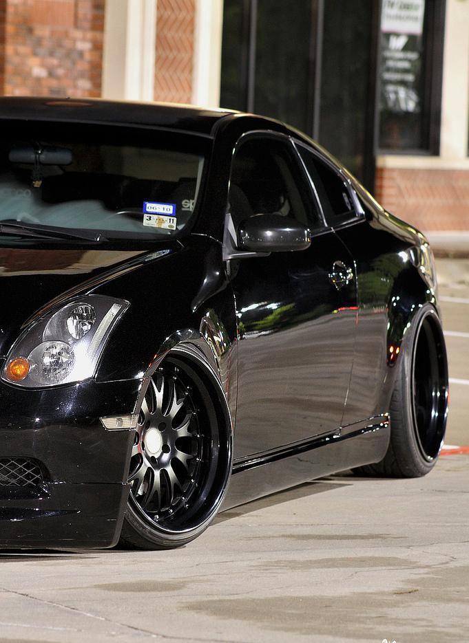 photo 2 Infiniti G35 custom wheels Kranson Klassic 3pc Forged 20x10.0, ET -12, tire size 225/35 R20. 20x11.0 ET-8 255/35 R20
