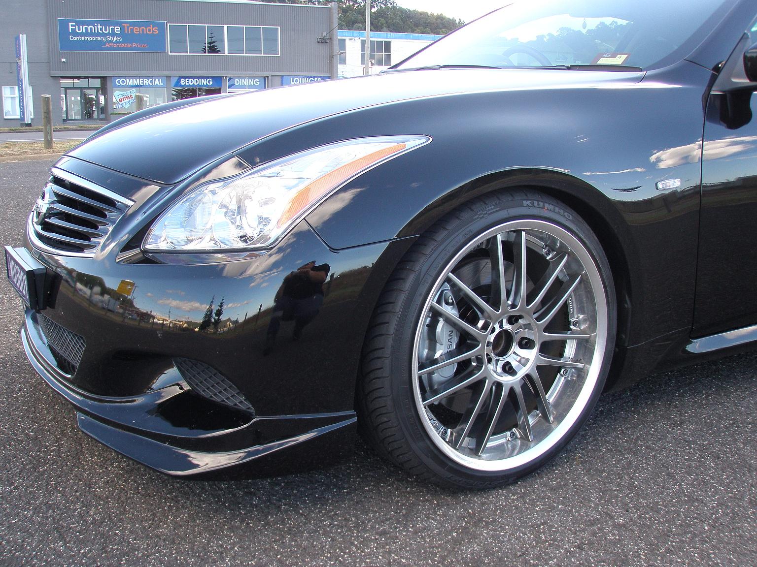 photo 2 Infiniti G37 custom wheels Rays GT30 20x9.5, ET +35, tire size 245/35 R20. 20x10.5 ET+37 285/30 R20