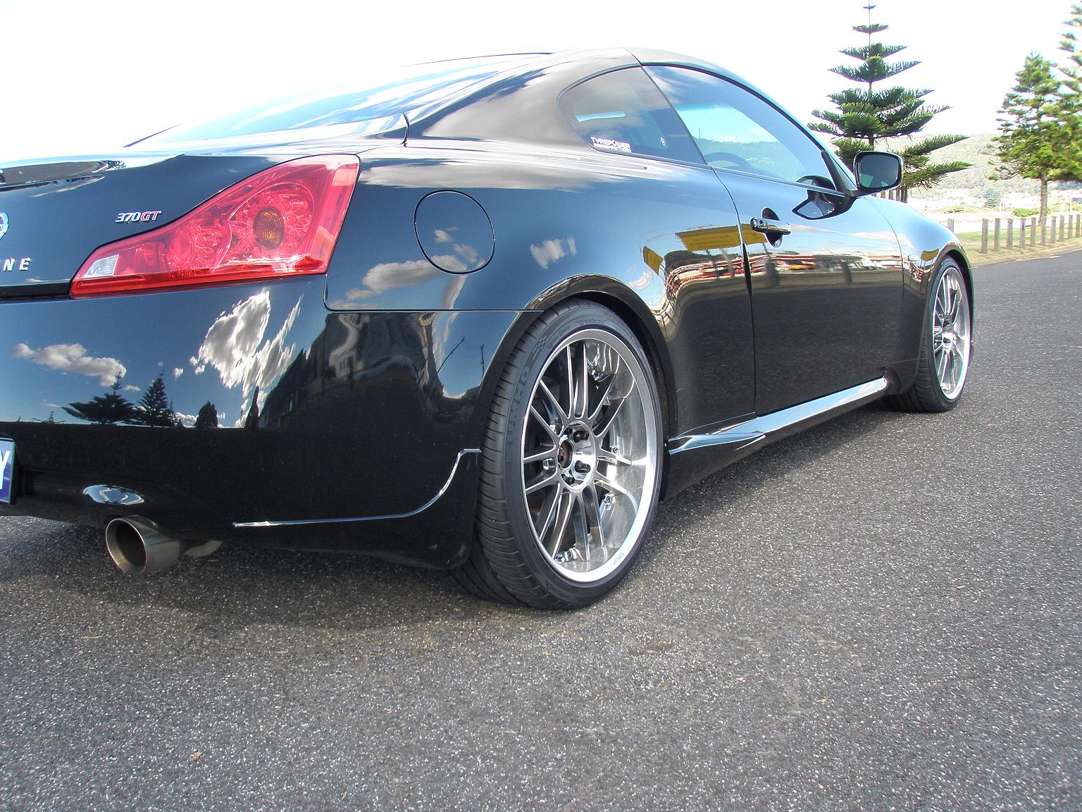 photo 3 Infiniti G37 custom wheels Rays GT30 20x9.5, ET +35, tire size 245/35 R20. 20x10.5 ET+37 285/30 R20