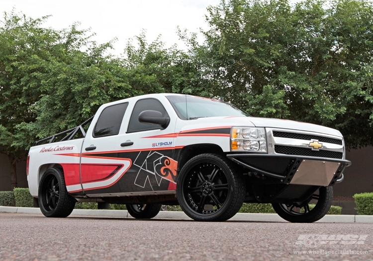 photo 1 Chevrolet Silverado 1500 custom wheels Giovanna Gianelle Mallorca 24x, ET , tire size X R24. x ET 