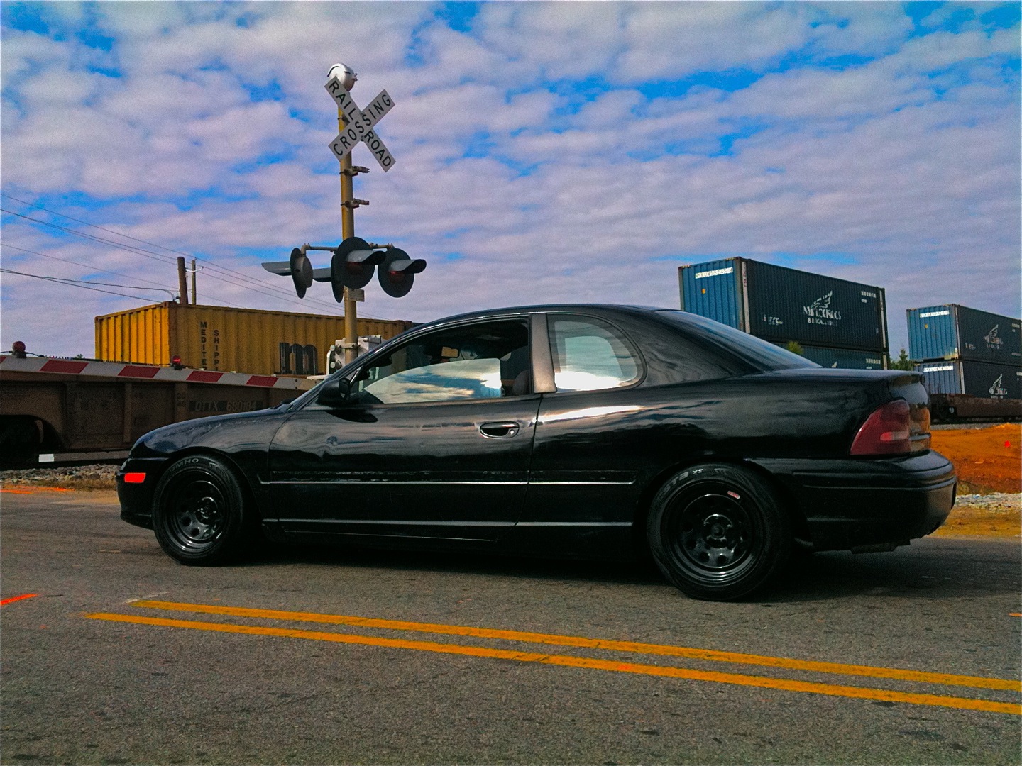 photo 4 Dodge Neon custom wheels Diamond racing wheels stock car 15x8.0, ET +12, tire size 205/50 R15. x ET