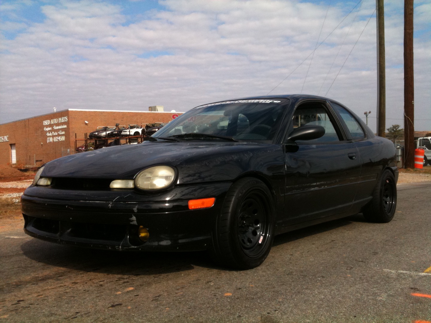 photo 5 Dodge Neon custom wheels Diamond racing wheels stock car 15x8.0, ET +12, tire size 205/50 R15. x ET